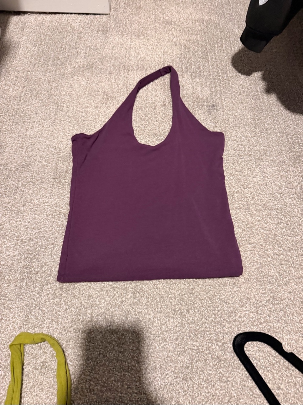 Cotton On Deep Plum Halter Tank Top